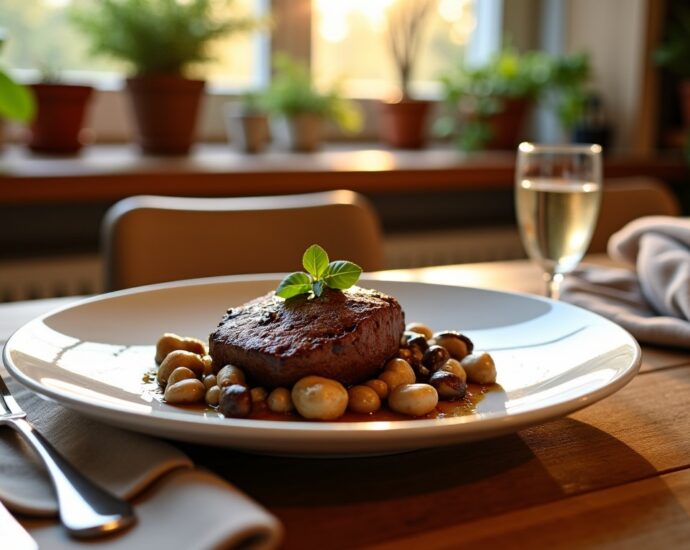 Foie de bœuf poêlé aux champignons sauvages : Savourez une recette gourmande à partager en famille