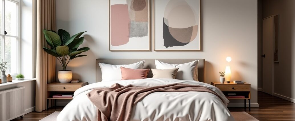 Inspiration déco murale : Sublimez votre chambre adulte avec élégance et modernité