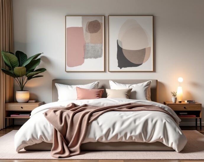 Inspiration déco murale : Sublimez votre chambre adulte avec élégance et modernité