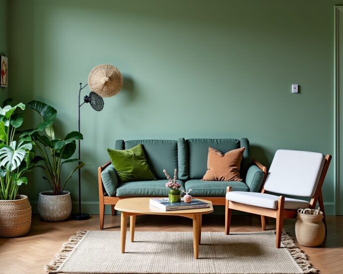 Sublimez votre intérieur : astuces pour intégrer le vert canard avec style