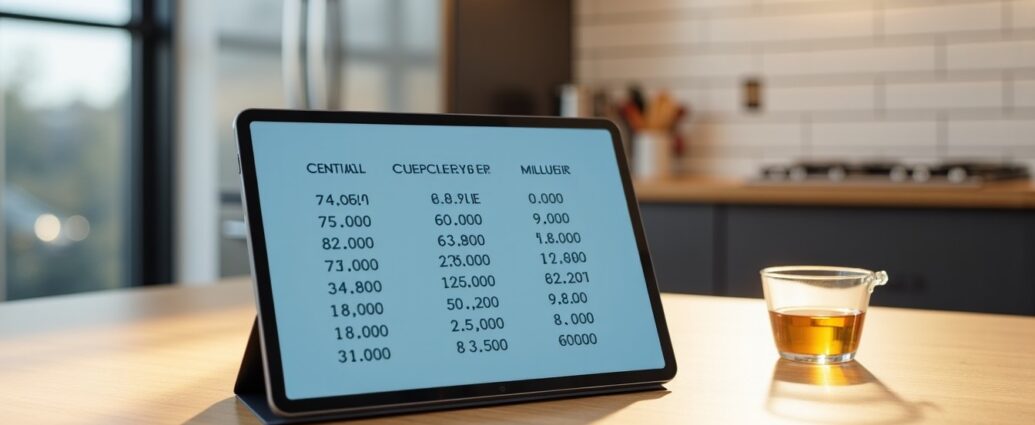 Tableau de conversion cl en ml : allier efficacité et précision pour vos mesures