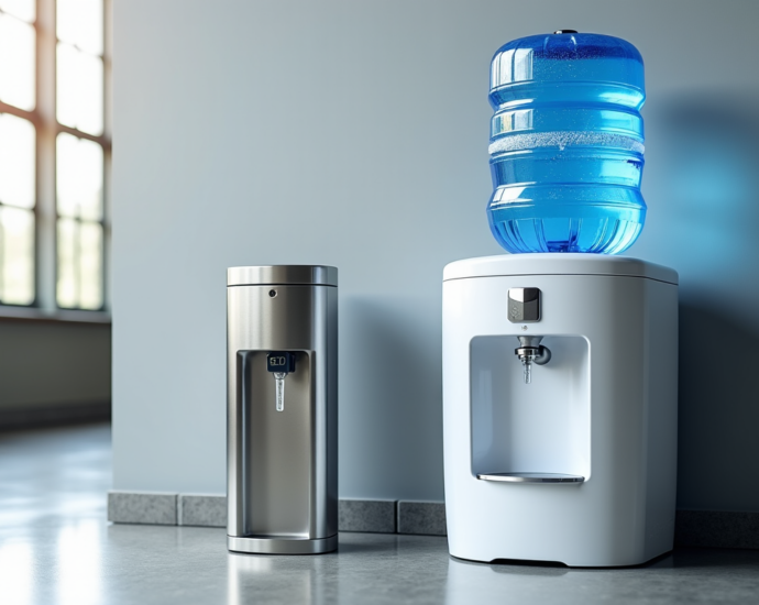 Fontaine sur réseau ou à bonbonne : quelle solution choisir ?